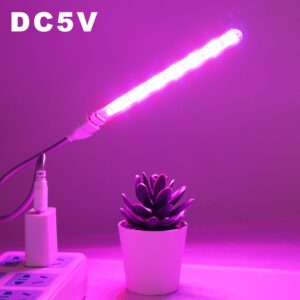 DC5V LED Plant Growing Lamp bulb 24LEDs USB Portable LED Grow Lights Full Spectrum LED Phyto Growth Light for Succulent Plant