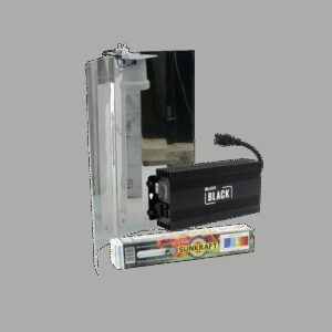 Prima Klima Lumii Black + Spiegelkap + Sunkraft 600 Watt