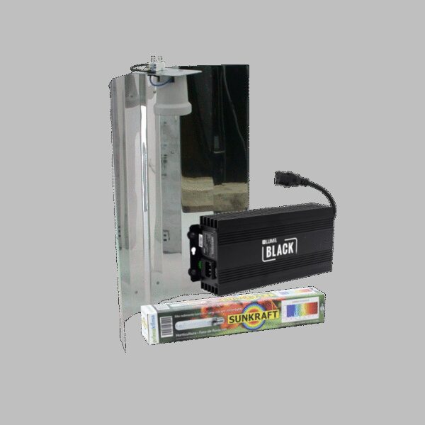 Prima Klima Lumii Black + Spiegelkap + Sunkraft 600 Watt