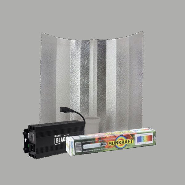 Prima Klima Lumii Black + Hamerslagkap + Sunkraft 600 Watt