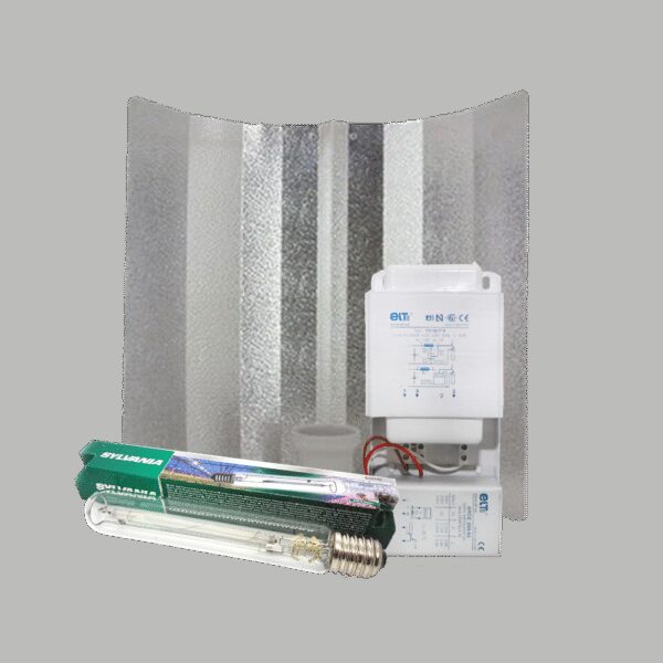 Sylvania ELT + Hamerslagkap + Sylvania Grolux 600 Watt