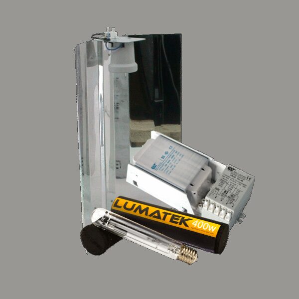 Lumatek ELT + Spiegelkap + Lumatek Dual Spectrum 400 Watt